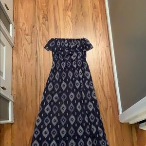 Sweet Pea Strapless Maxi Dress